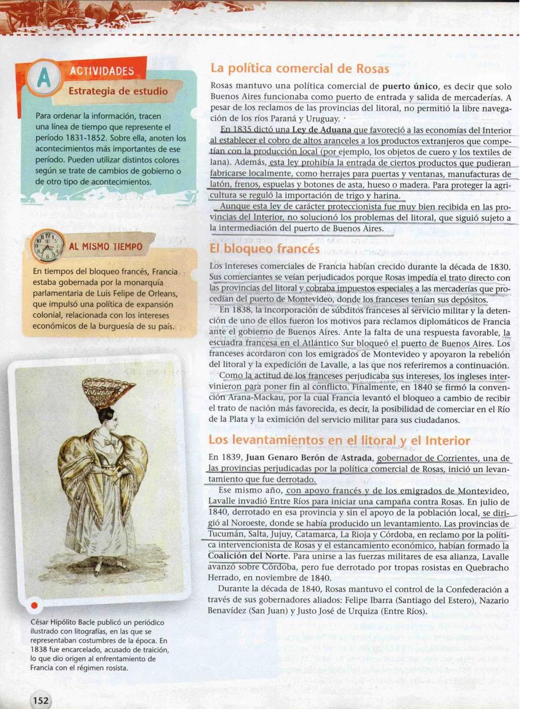 # (+INFO)
Una mujer en la política
Cuando Rosas emprendió la campaña al
"desierto" en 1833, su esposa, Encarnación
Ezcurra, permaneció en la