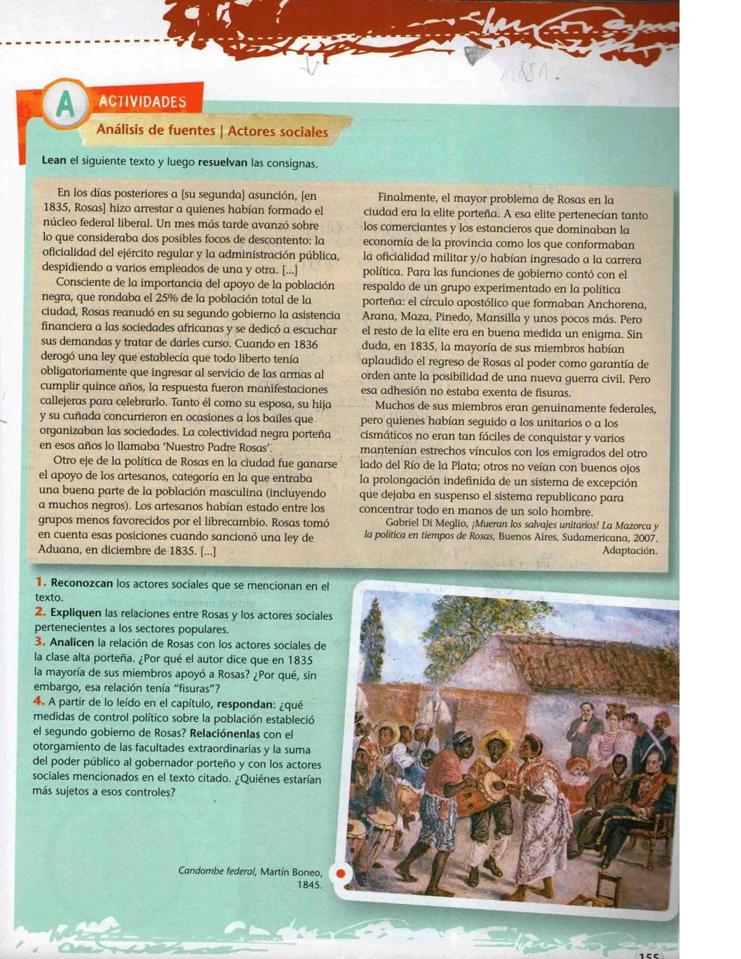 # (+INFO)
Una mujer en la política
Cuando Rosas emprendió la campaña al
"desierto" en 1833, su esposa, Encarnación
Ezcurra, permaneció en la