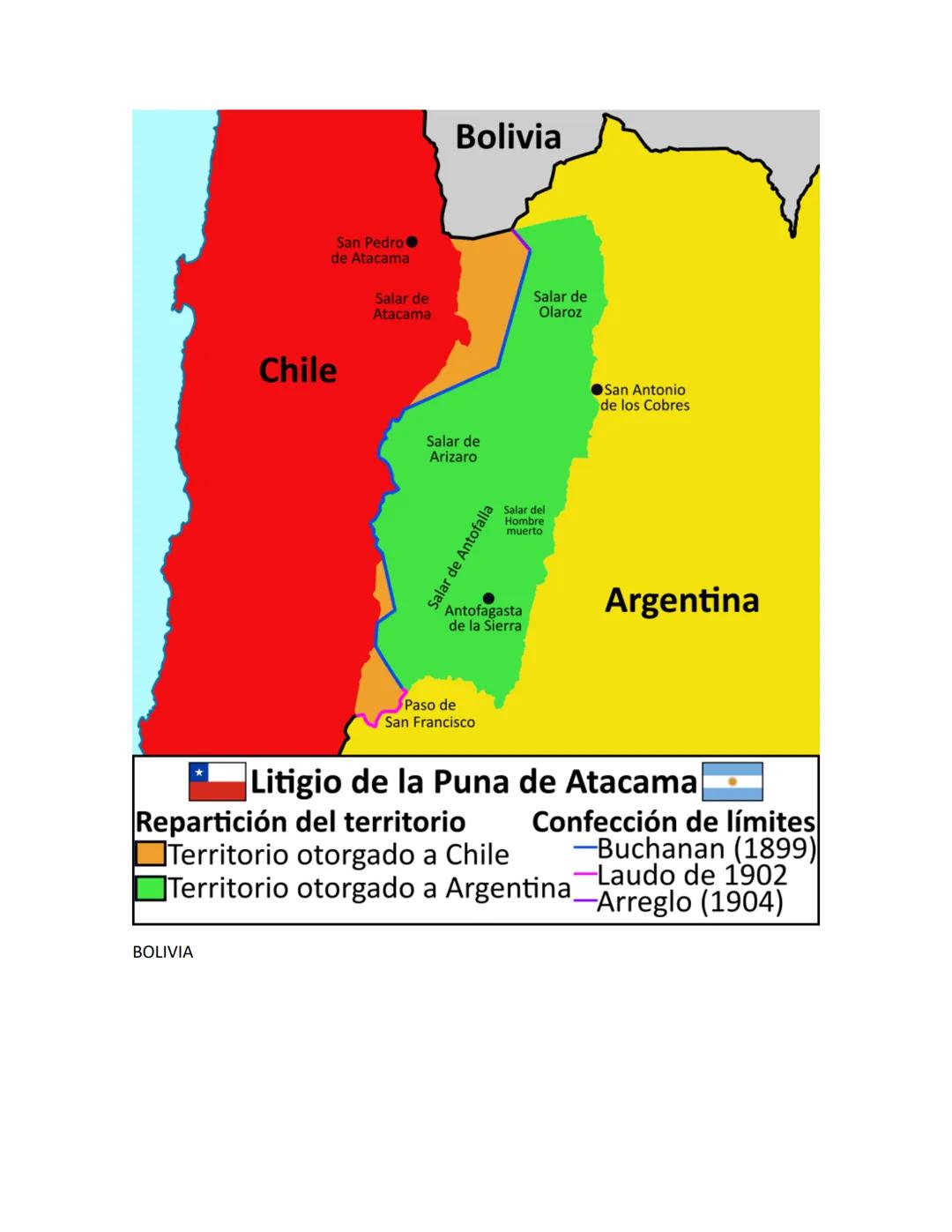 ## Cuestión de Limites - ARGENTINA.
Los límites son resultado del largo proceso de delimitación del territorio argentino que se inició avan
