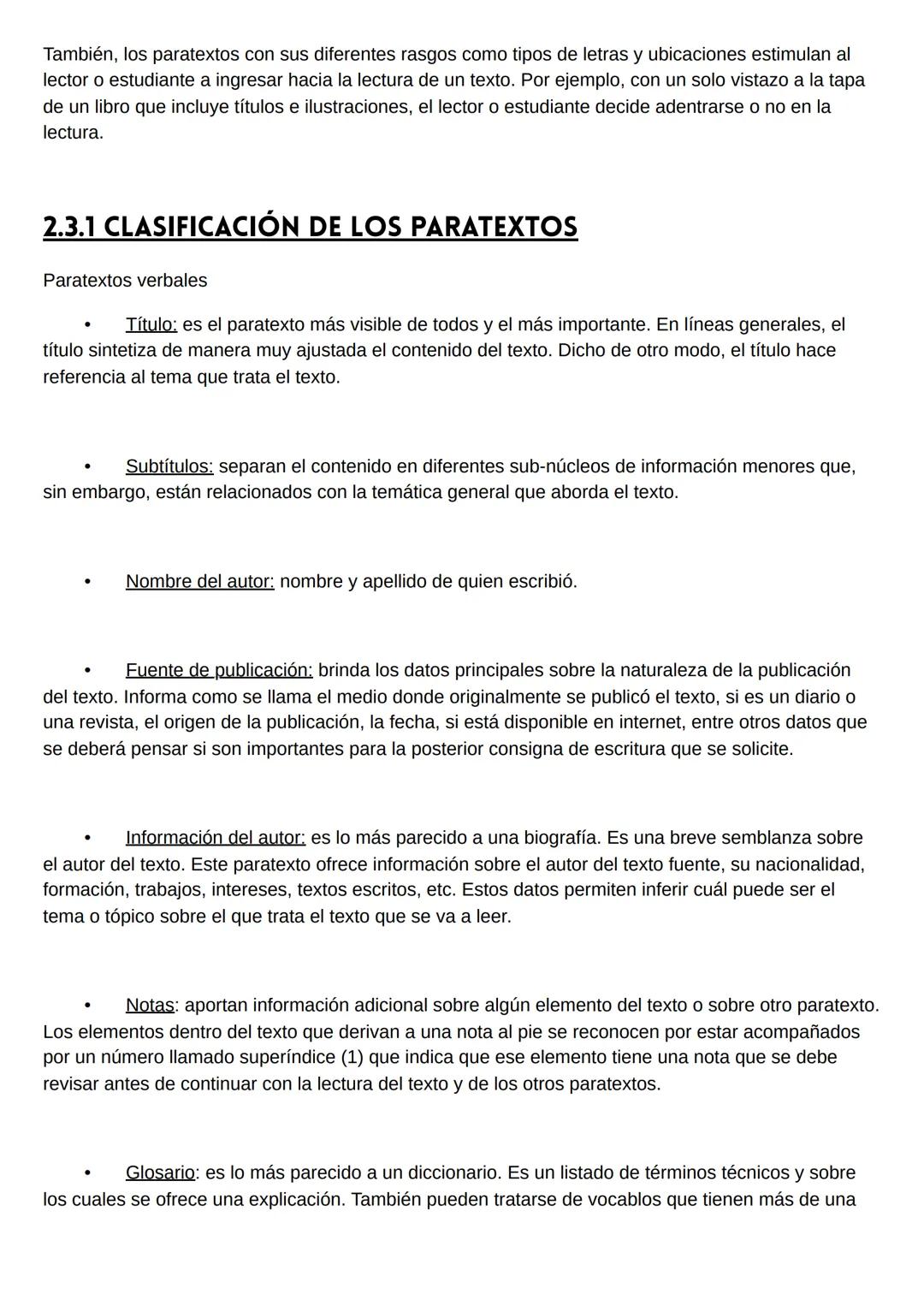 2.1 TEXTO, CONTEXTO Y
PARATEXTO
El texto es una unidad semántico-discursiva, es decir, un artefacto verbal con unidad de sentido que
circula