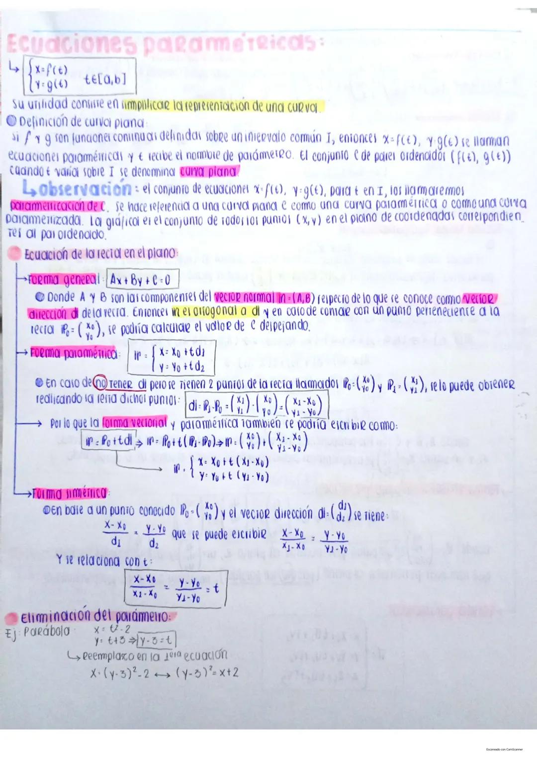 cónicas El lugar geométrico de las
conical surge de la intersección por pianos en dilerenier
ángulos con un cono recto, dado iugar a la pará