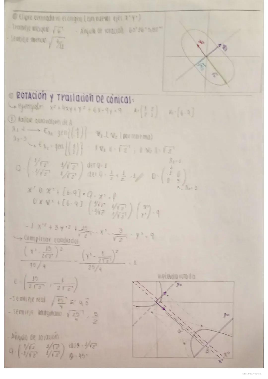 ## Unidad 7:
**Definición:** A matriz nxn con elementos reales, el $n \times n \in \mathbb{R}$ o complejo) se llama autovalor de A si un $v