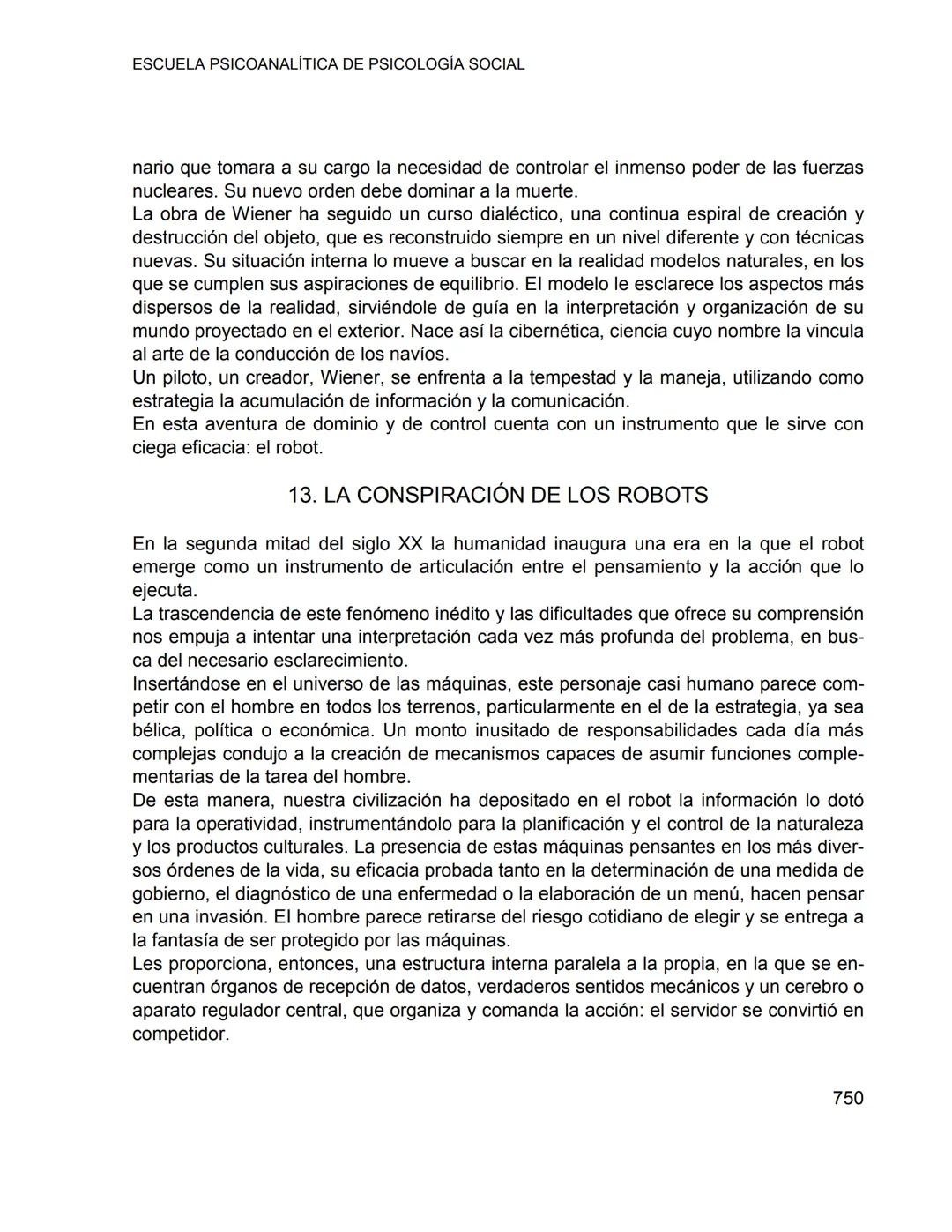 ESCUELA PSICOANALÍTICA DE PSICOLOGÍA SOCIAL
CRÍTICA DE LA VIDA COTIDIANA (II)
PSICOLOGÍA DE LA VIDA COTIDIANA
Enrique Pichon-Rivière
1. CRÍT
