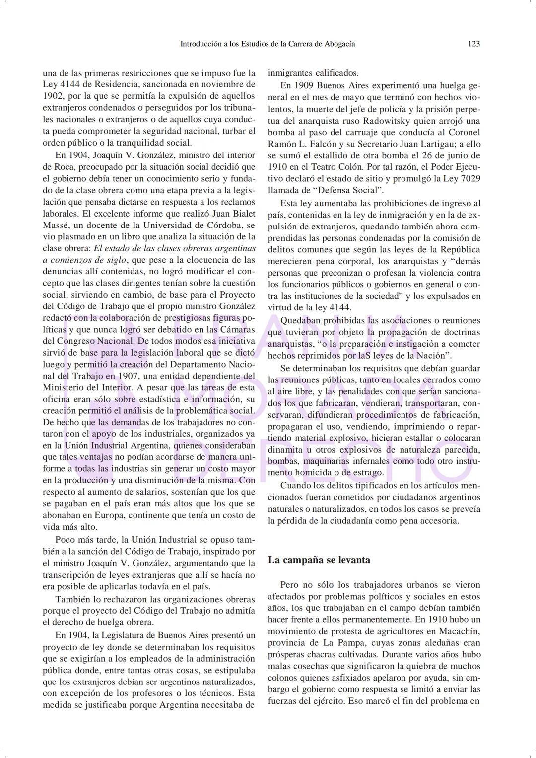 Ciencia Derecho y Sociedad
Serie: Materiales de Estudio
Introducción a los Estudios de
la Carrera de Abogacía
Ciclo 2023 - Tomo I
DERECHO
Fa