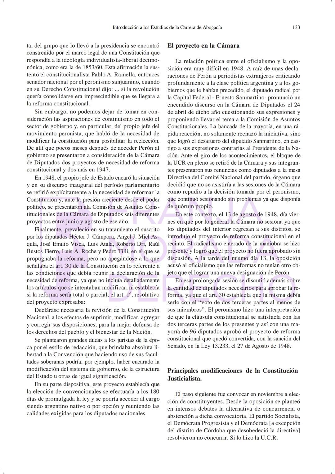 Ciencia Derecho y Sociedad
Serie: Materiales de Estudio
Introducción a los Estudios de
la Carrera de Abogacía
Ciclo 2023 - Tomo I
DERECHO
Fa