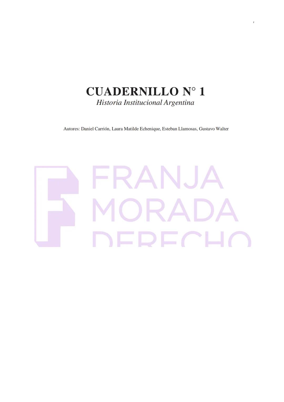 Ciencia Derecho y Sociedad
Serie: Materiales de Estudio
Introducción a los Estudios de
la Carrera de Abogacía
Ciclo 2023 - Tomo I
DERECHO
Fa