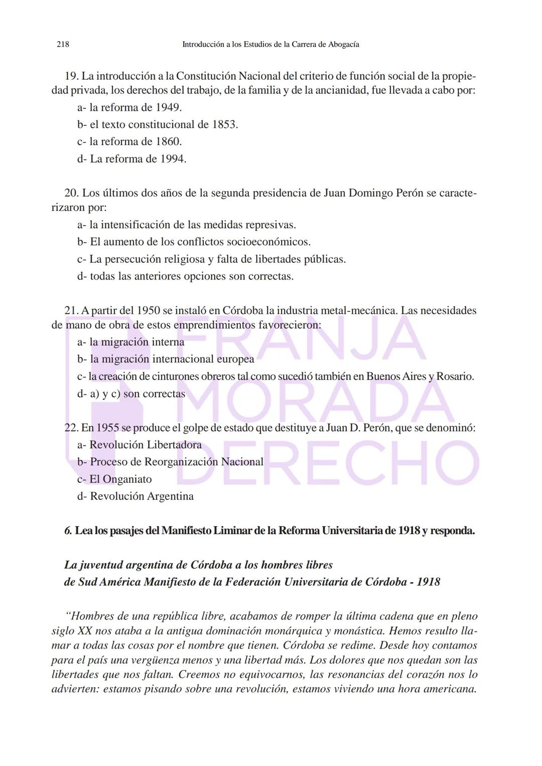 Ciencia Derecho y Sociedad
Serie: Materiales de Estudio
Introducción a los Estudios de
la Carrera de Abogacía
Ciclo 2023 - Tomo I
DERECHO
Fa