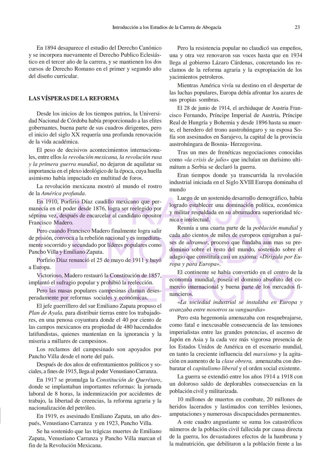 Ciencia Derecho y Sociedad
Serie: Materiales de Estudio
Introducción a los Estudios de
la Carrera de Abogacía
Ciclo 2023 - Tomo I
DERECHO
Fa