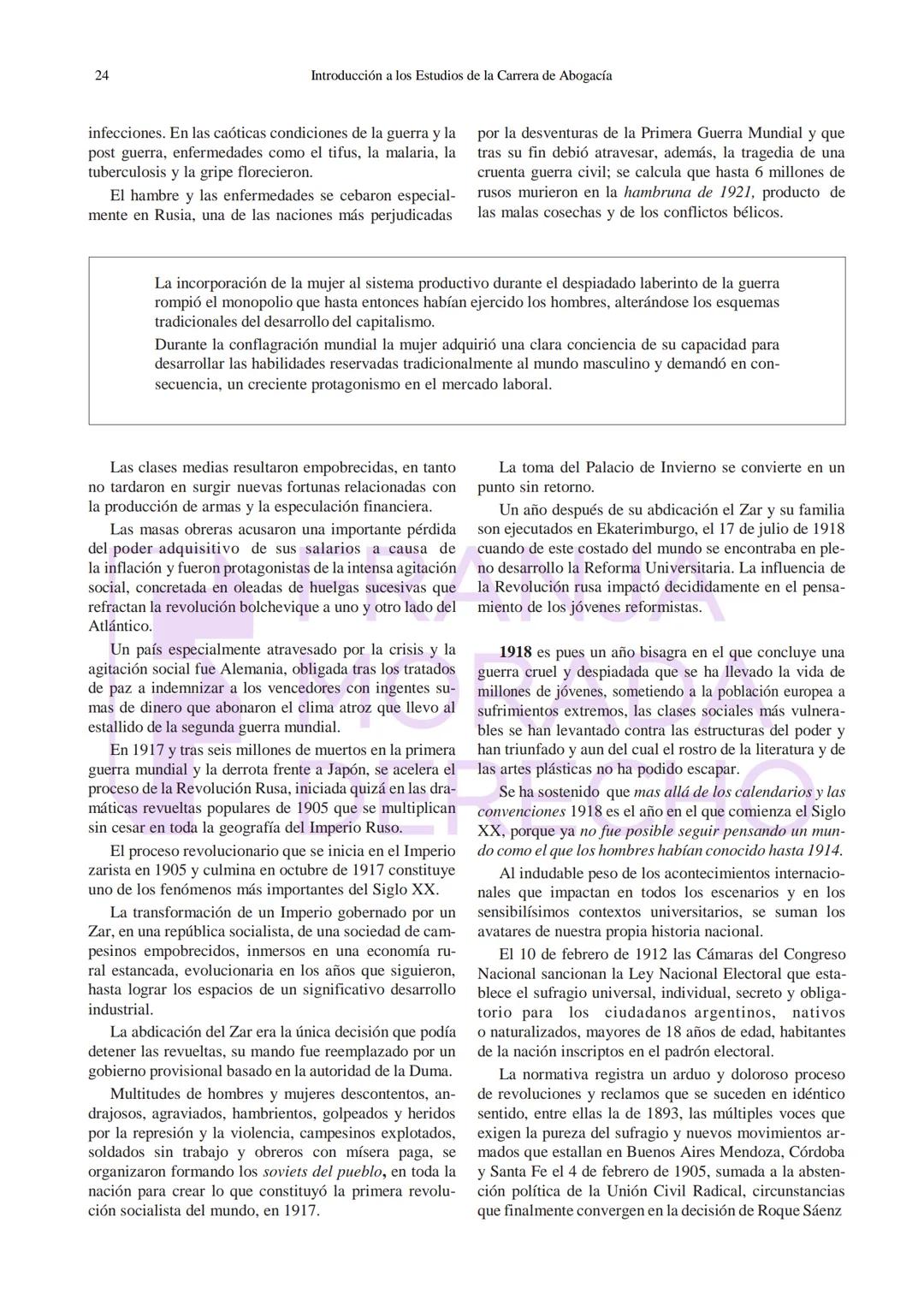 Ciencia Derecho y Sociedad
Serie: Materiales de Estudio
Introducción a los Estudios de
la Carrera de Abogacía
Ciclo 2023 - Tomo I
DERECHO
Fa
