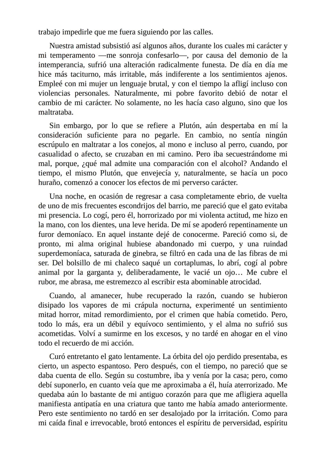 El Gato Negro
Por
Edgar Allan Poe
Freeditorial Ni espero ni quiero que se dé crédito a la historia más extraordinaria, y, sin
embargo, má