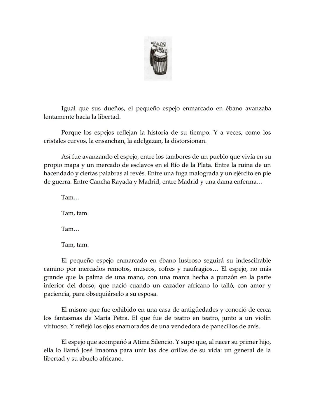 sm
PREMIO EL BARCO DE VAPOR
ILUSTRACIÓN MARIANA CHIESA
EL BARCO
El espejo
africano
Liliana Bodoc
DE VAPOR Esta es la historia de un espejo q