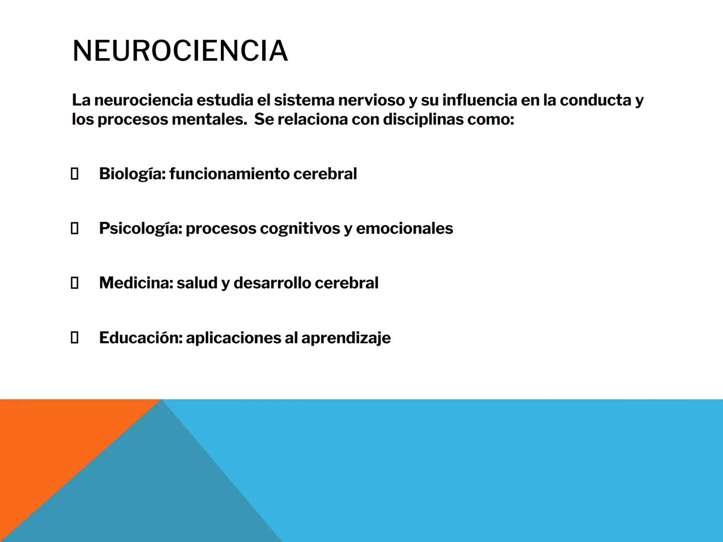 Neurociencia
Neuroaprendizaje
Las emociones
y el aprendizaje ¿COMO APRENDE NUESTRO CEREBRO?
En los primeros años de vida, la capacidad para