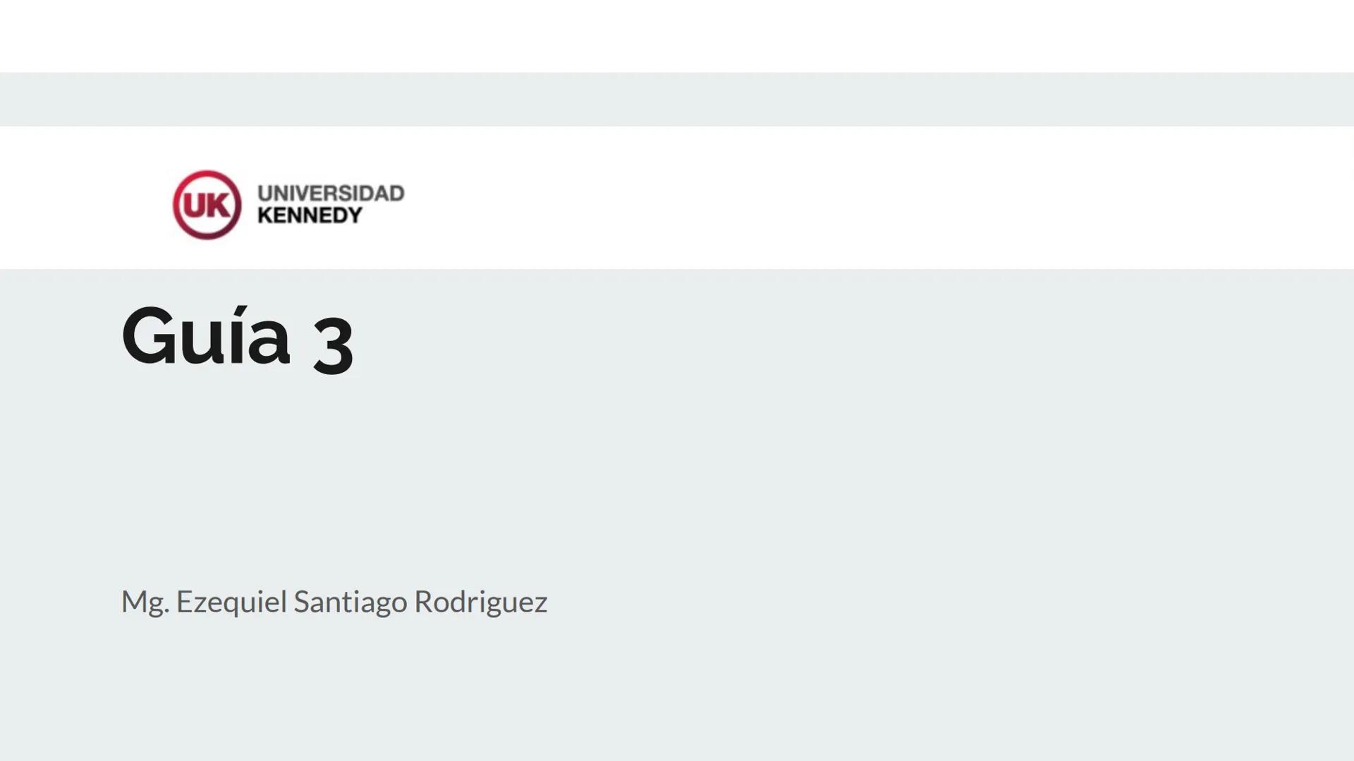 # Guía 3
Mg. Ezequiel Santiago Rodriguez Yo
Razón
Fuente de conocimiento
Ideas
Método
Verdad
Racionalismo
Pensante
Capaz
Razón y lógica
Inn