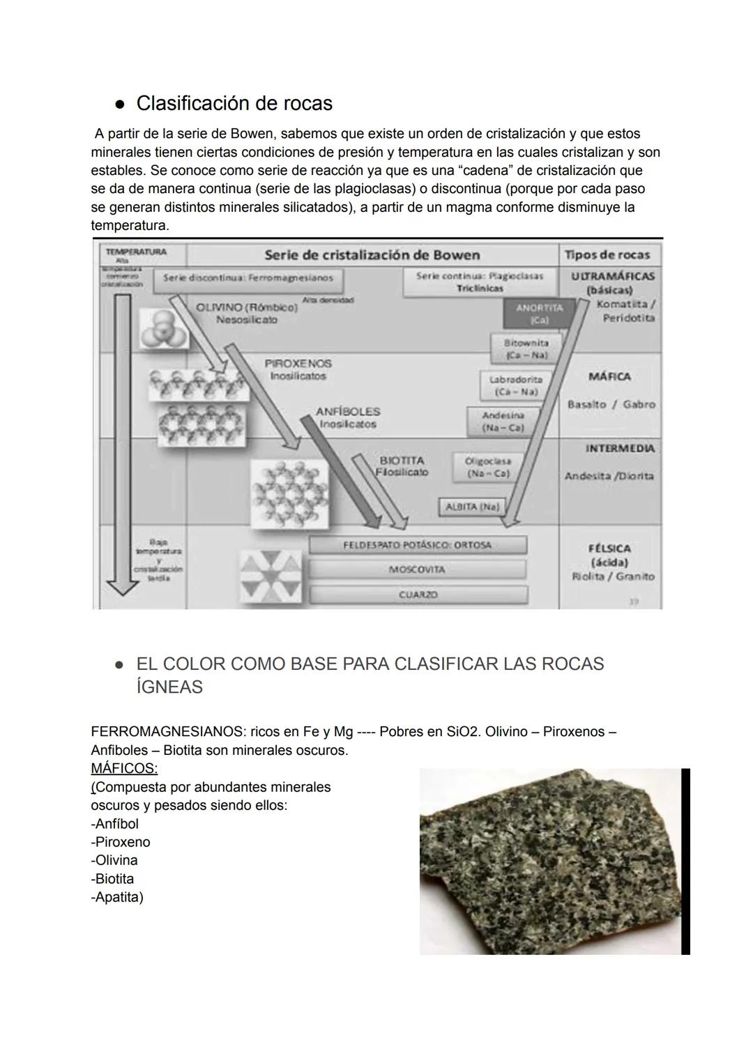 --- OCR Start ---
ROCAS ÍGNEAS
Introducción
Las rocas ígneas son el producto del enfriamiento de rocas fundidas conforme ascienden
por el in