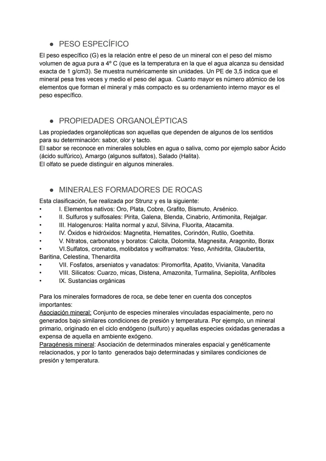 MINERALES
Introducción:
• Mineral: es un sólido homogéneo, generalmente anisótropo, que se presentan de
manera natural y que posee una estru