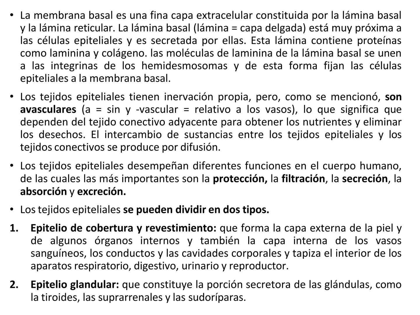 UNIDAD I
Organización del cuerpo humano y nivel
tisular
Organización del cuerpo humano. Tejidos:
clasificación y funciones.
Tejido epitelial