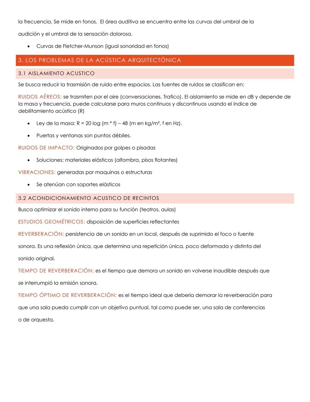 --- OCR Start ---
RESUMEN - NOTAS DE CLASE 1
Materia: Física - Facultad de Arquitectura (UNR)
Título: Introducción a la Acústica Arquitectón
