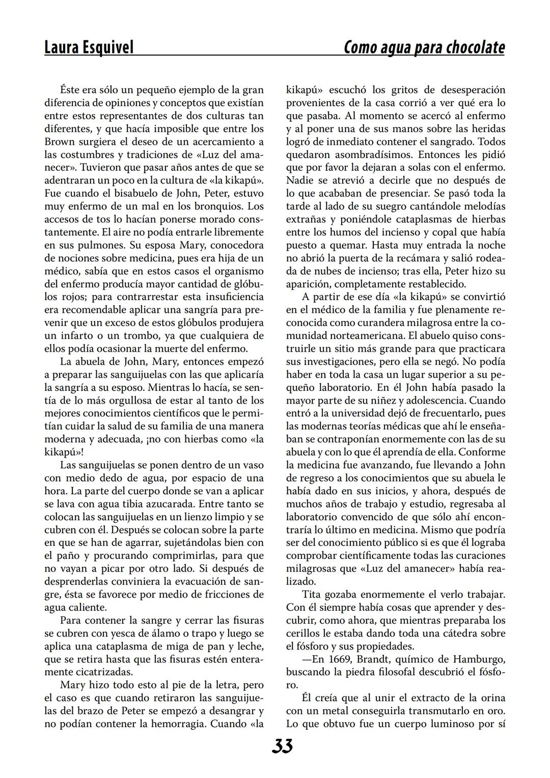 COMO AGUA PARA
CHOCOLATE
LAURA ESQUIVEL
I Enero Tortas de Navidad
INGREDIENTES:
1 lata de sardinas
1½ chorizo
1 cebolla
orégano
1 lata de ch