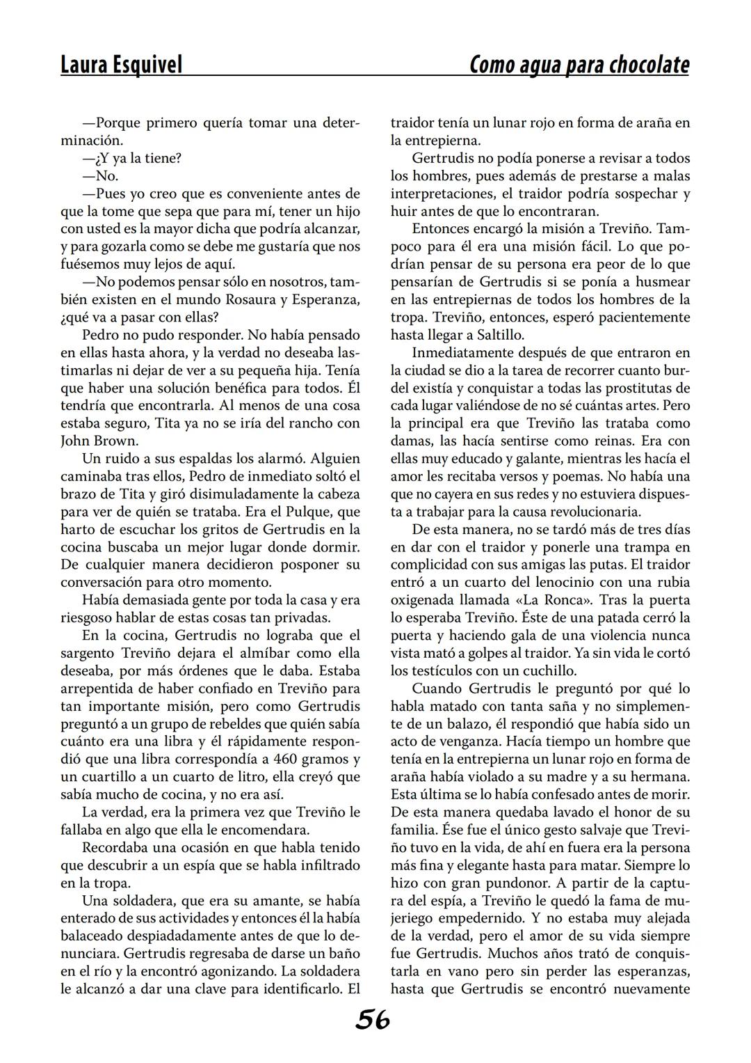 COMO AGUA PARA
CHOCOLATE
LAURA ESQUIVEL
I Enero Tortas de Navidad
INGREDIENTES:
1 lata de sardinas
1½ chorizo
1 cebolla
orégano
1 lata de ch
