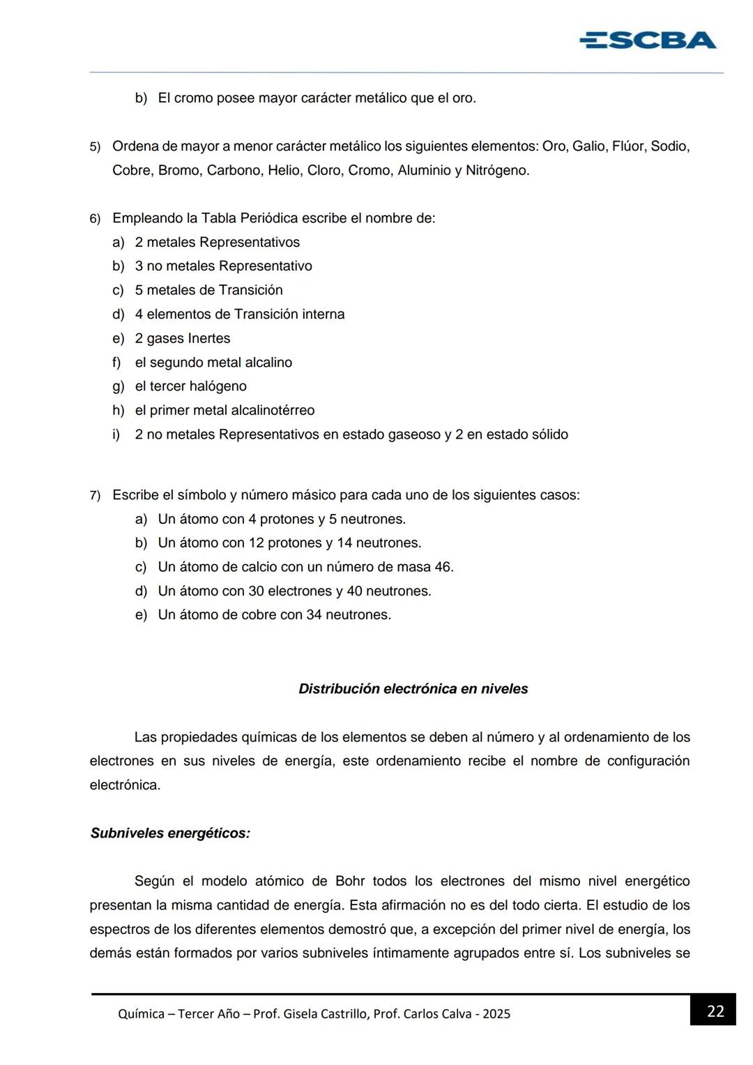 Nickel
30
31
Copper
31
2
n Ga
58.6934 u Zn Ga Ge As S
ickel
Copper
6934
Química
Tercer Año
Galkum
688732
2
Escuela Superior de Comercio y Ba