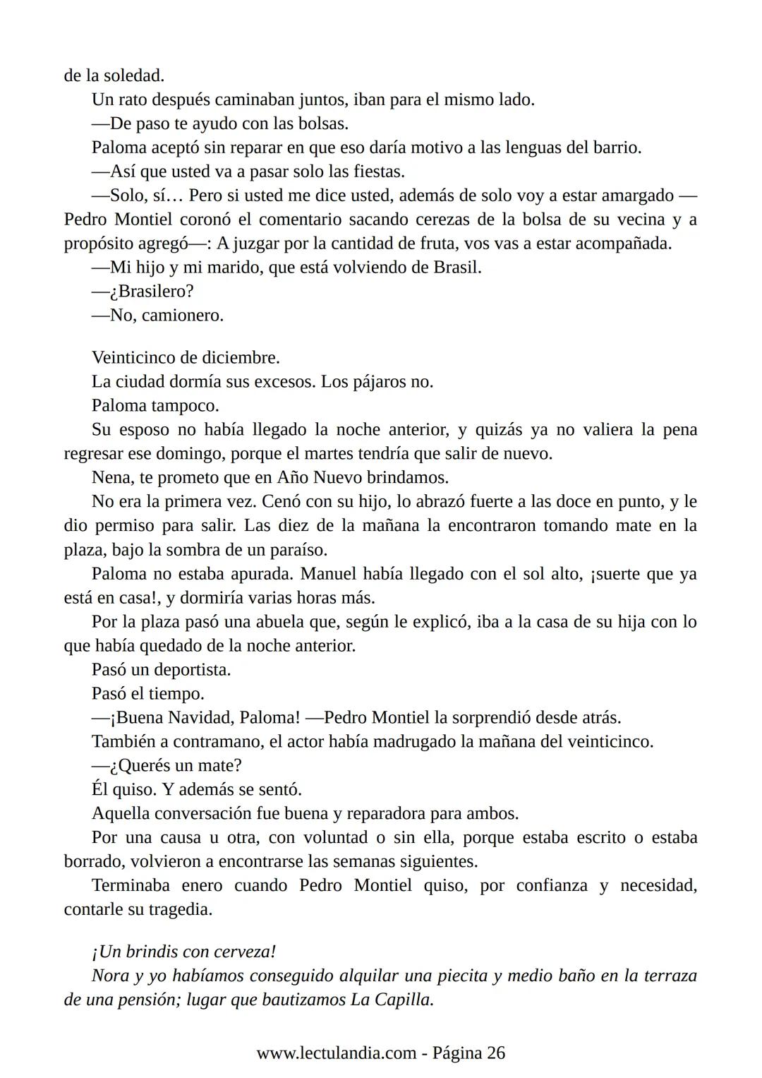 Liliana Bodoc
La entrevista
Lectulandia Cuatro jóvenes que nunca se hubiesen reunido por voluntad propia deben
entrevistar a una persona des