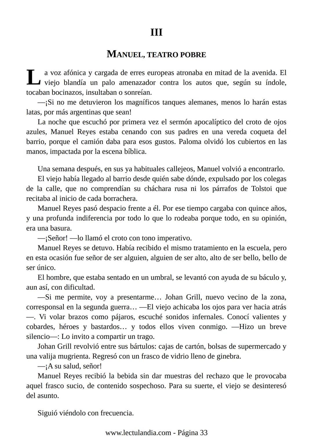 Liliana Bodoc
La entrevista
Lectulandia Cuatro jóvenes que nunca se hubiesen reunido por voluntad propia deben
entrevistar a una persona des