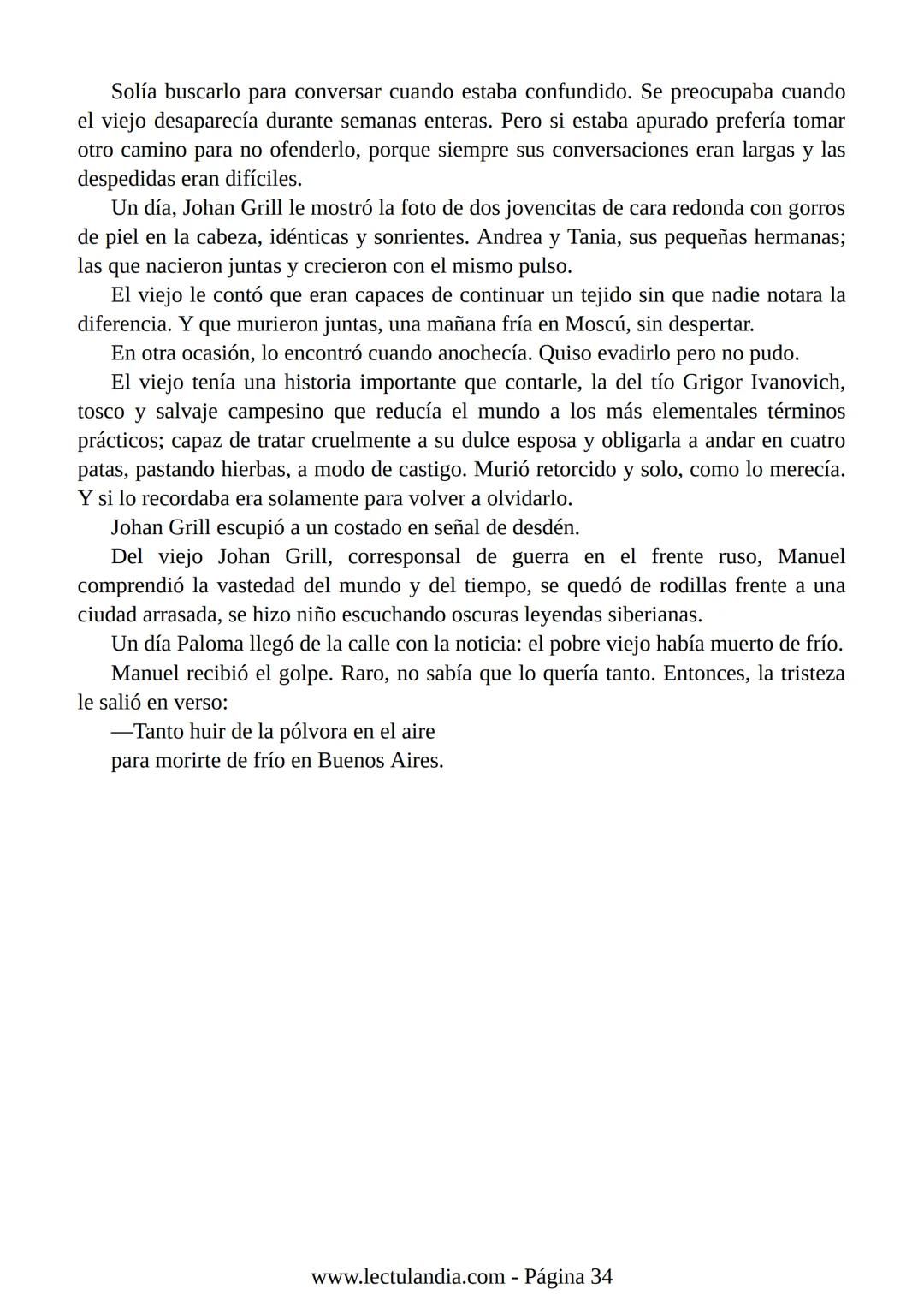 Liliana Bodoc
La entrevista
Lectulandia Cuatro jóvenes que nunca se hubiesen reunido por voluntad propia deben
entrevistar a una persona des