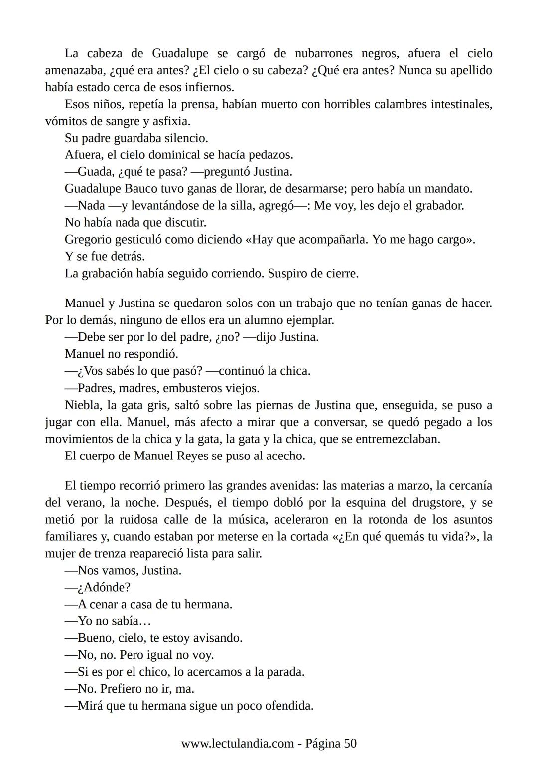 Liliana Bodoc
La entrevista
Lectulandia Cuatro jóvenes que nunca se hubiesen reunido por voluntad propia deben
entrevistar a una persona des