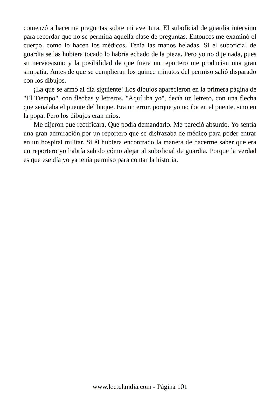Relato de
un náufrago
GABRIEL GARCÍA
MÁRQUEZ
PREMIO NOBEL DE LITERATURA
BESTSELLER
INTERNACIONAL
Lectulandia Gabriel García Márquez se d
