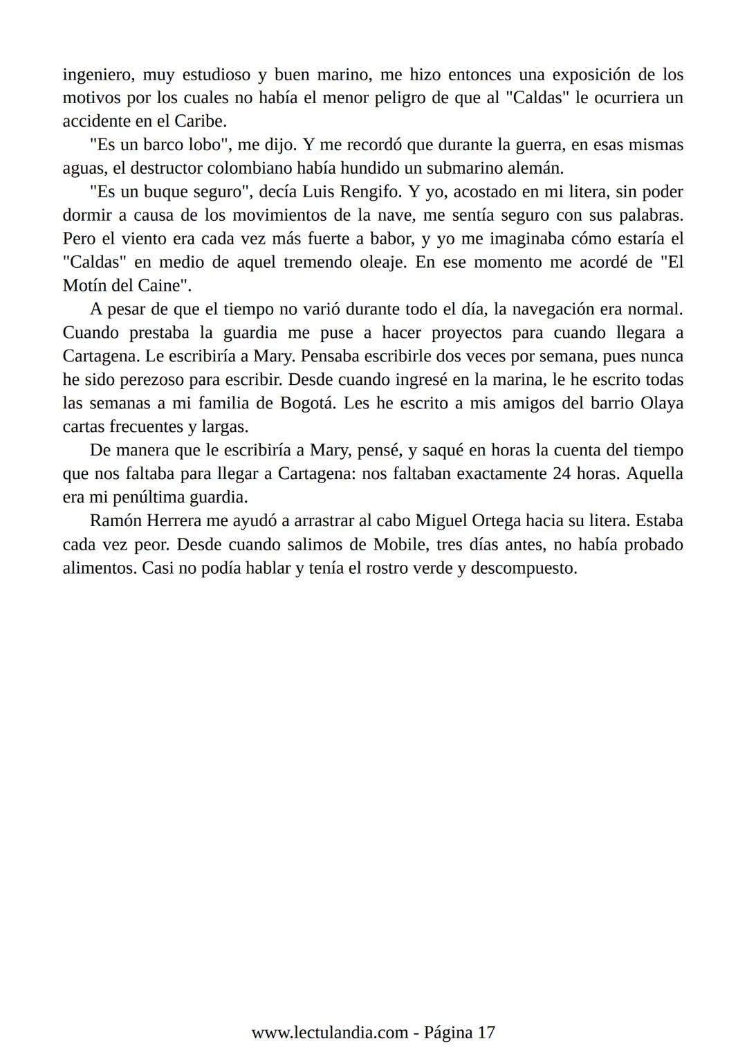 Relato de
un náufrago
GABRIEL GARCÍA
MÁRQUEZ
PREMIO NOBEL DE LITERATURA
BESTSELLER
INTERNACIONAL
Lectulandia Gabriel García Márquez se d