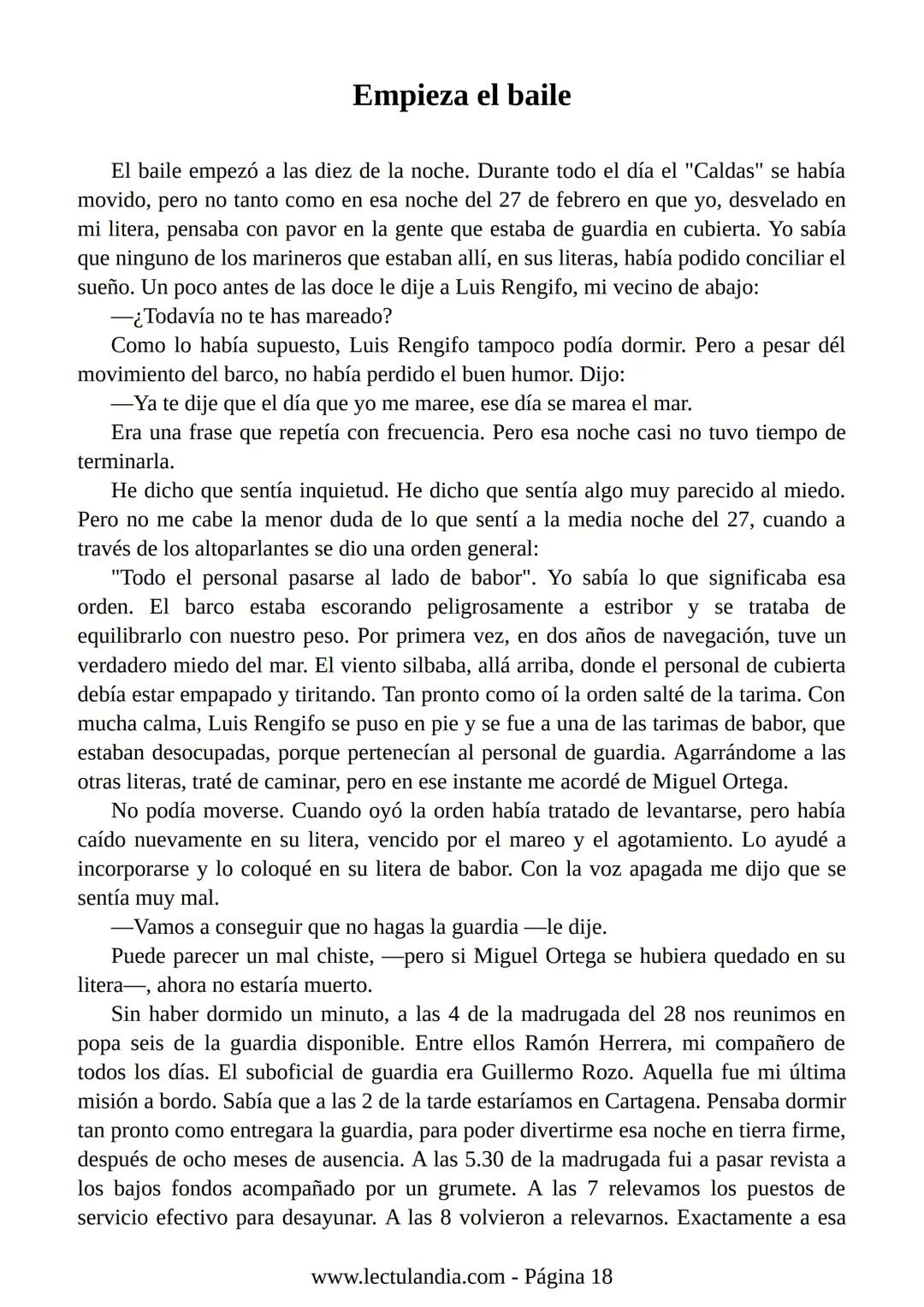 Relato de
un náufrago
GABRIEL GARCÍA
MÁRQUEZ
PREMIO NOBEL DE LITERATURA
BESTSELLER
INTERNACIONAL
Lectulandia Gabriel García Márquez se d