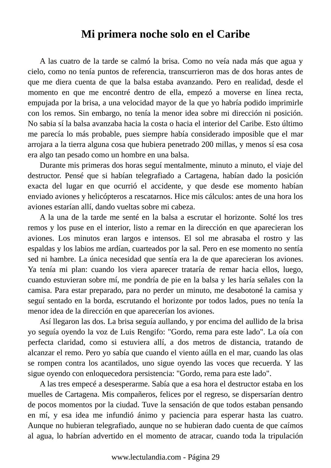 Relato de
un náufrago
GABRIEL GARCÍA
MÁRQUEZ
PREMIO NOBEL DE LITERATURA
BESTSELLER
INTERNACIONAL
Lectulandia Gabriel García Márquez se d