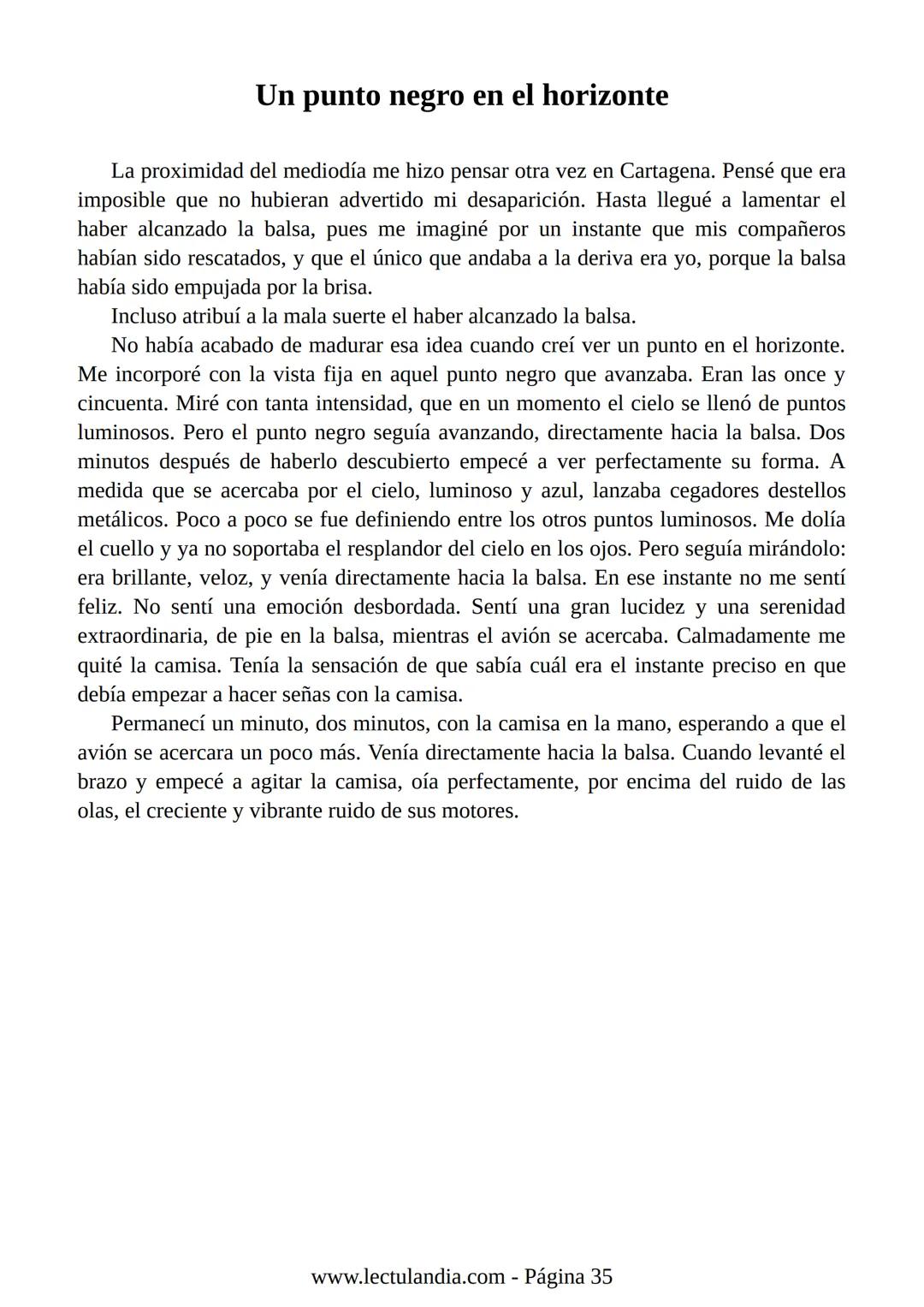 Relato de
un náufrago
GABRIEL GARCÍA
MÁRQUEZ
PREMIO NOBEL DE LITERATURA
BESTSELLER
INTERNACIONAL
Lectulandia Gabriel García Márquez se d