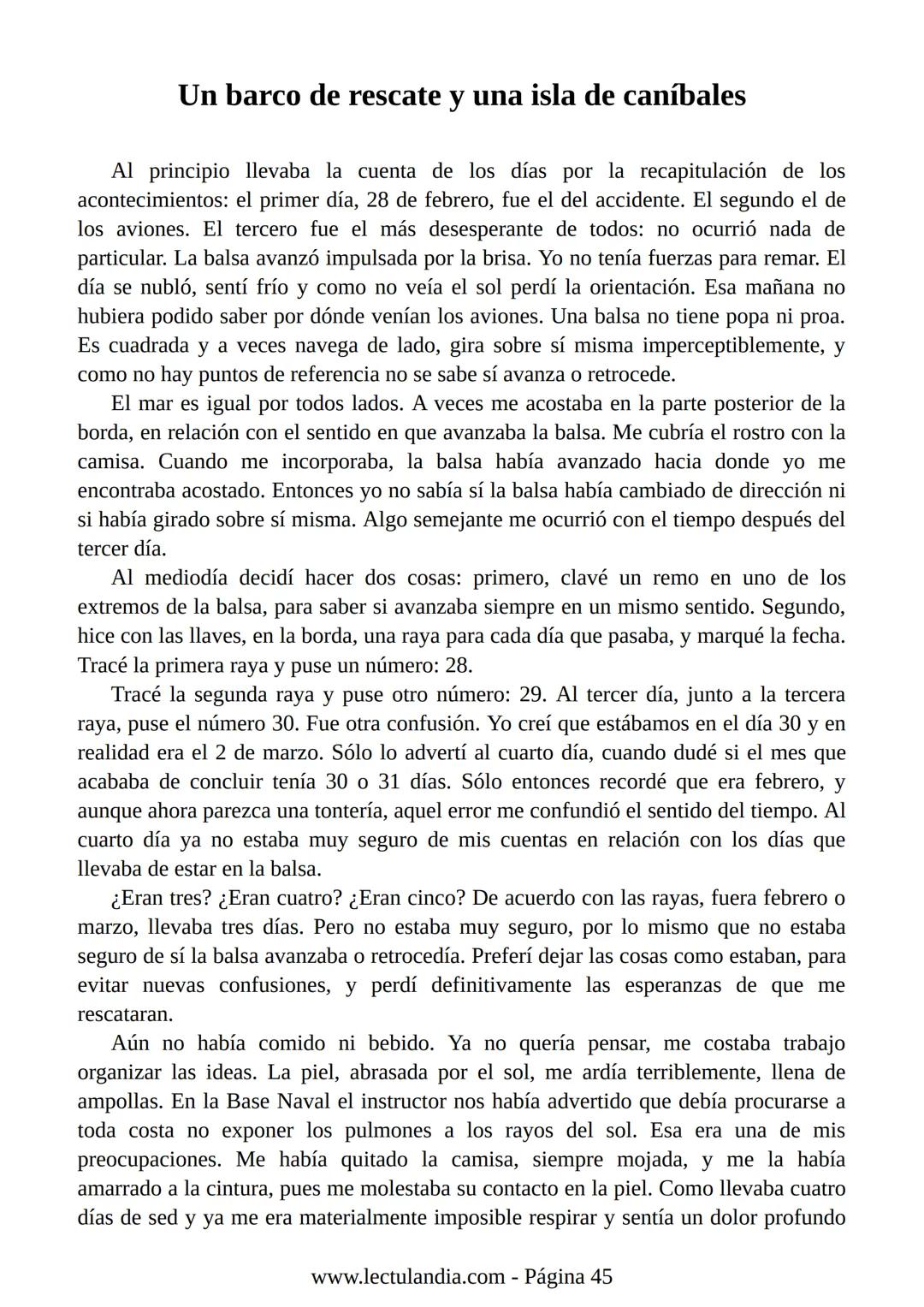 Relato de
un náufrago
GABRIEL GARCÍA
MÁRQUEZ
PREMIO NOBEL DE LITERATURA
BESTSELLER
INTERNACIONAL
Lectulandia Gabriel García Márquez se d