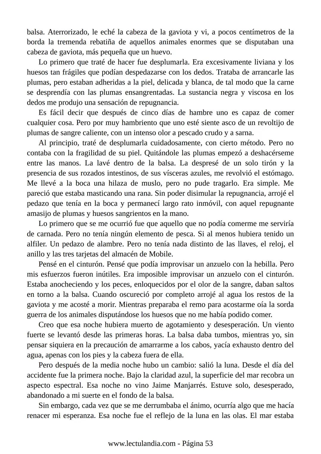 Relato de
un náufrago
GABRIEL GARCÍA
MÁRQUEZ
PREMIO NOBEL DE LITERATURA
BESTSELLER
INTERNACIONAL
Lectulandia Gabriel García Márquez se d