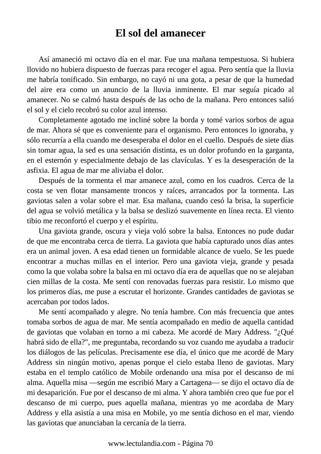 Relato de
un náufrago
GABRIEL GARCÍA
MÁRQUEZ
PREMIO NOBEL DE LITERATURA
BESTSELLER
INTERNACIONAL
Lectulandia Gabriel García Márquez se d