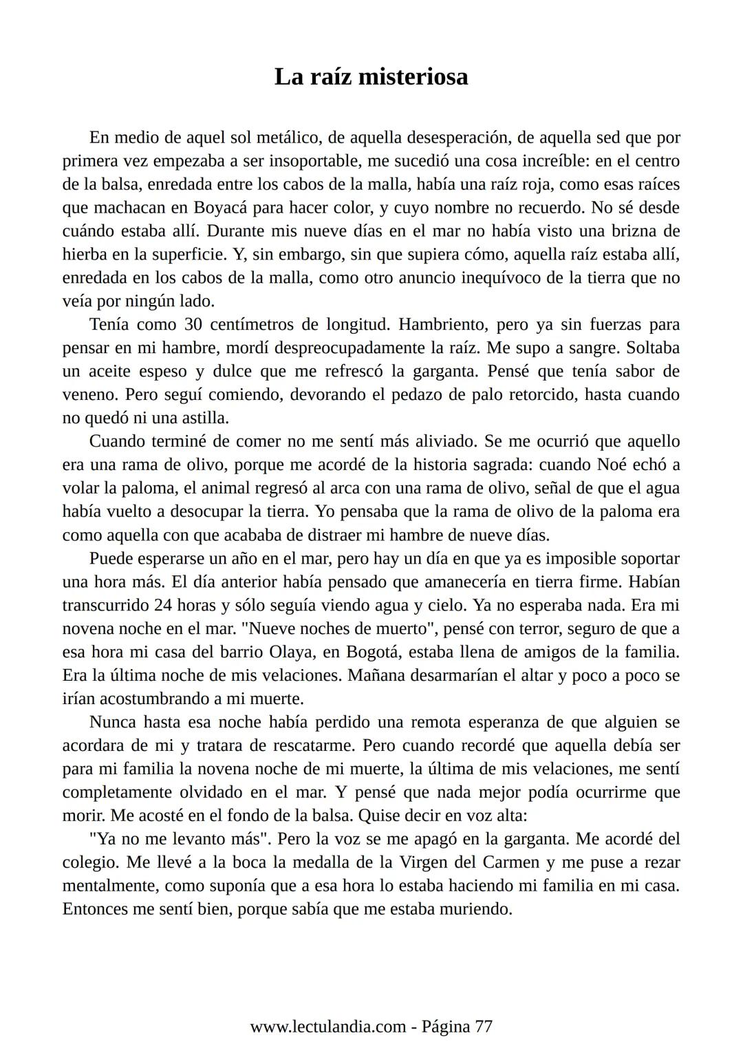 Relato de
un náufrago
GABRIEL GARCÍA
MÁRQUEZ
PREMIO NOBEL DE LITERATURA
BESTSELLER
INTERNACIONAL
Lectulandia Gabriel García Márquez se d
