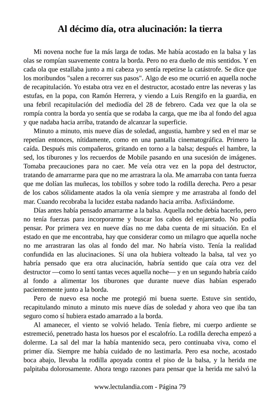 Relato de
un náufrago
GABRIEL GARCÍA
MÁRQUEZ
PREMIO NOBEL DE LITERATURA
BESTSELLER
INTERNACIONAL
Lectulandia Gabriel García Márquez se d