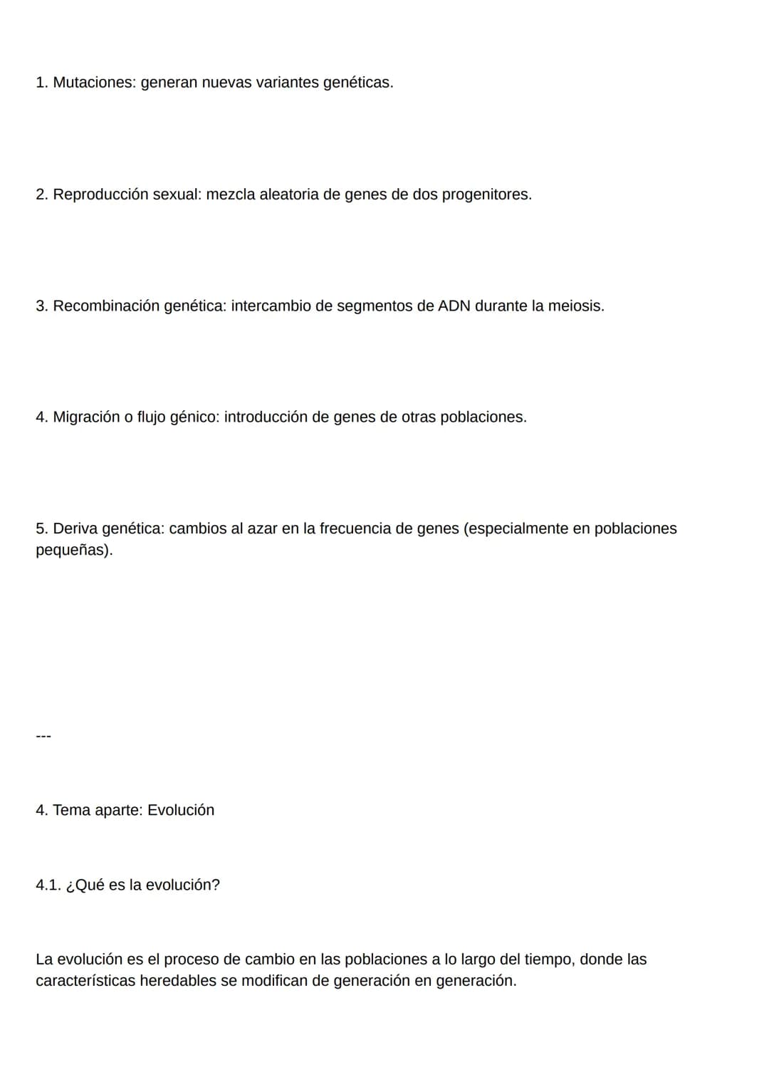1. ¿Qué son las mutaciones?
Las mutaciones son cambios permanentes en la secuencia del ADN de un organismo.
Pueden modificar:
Un solo gen.
L