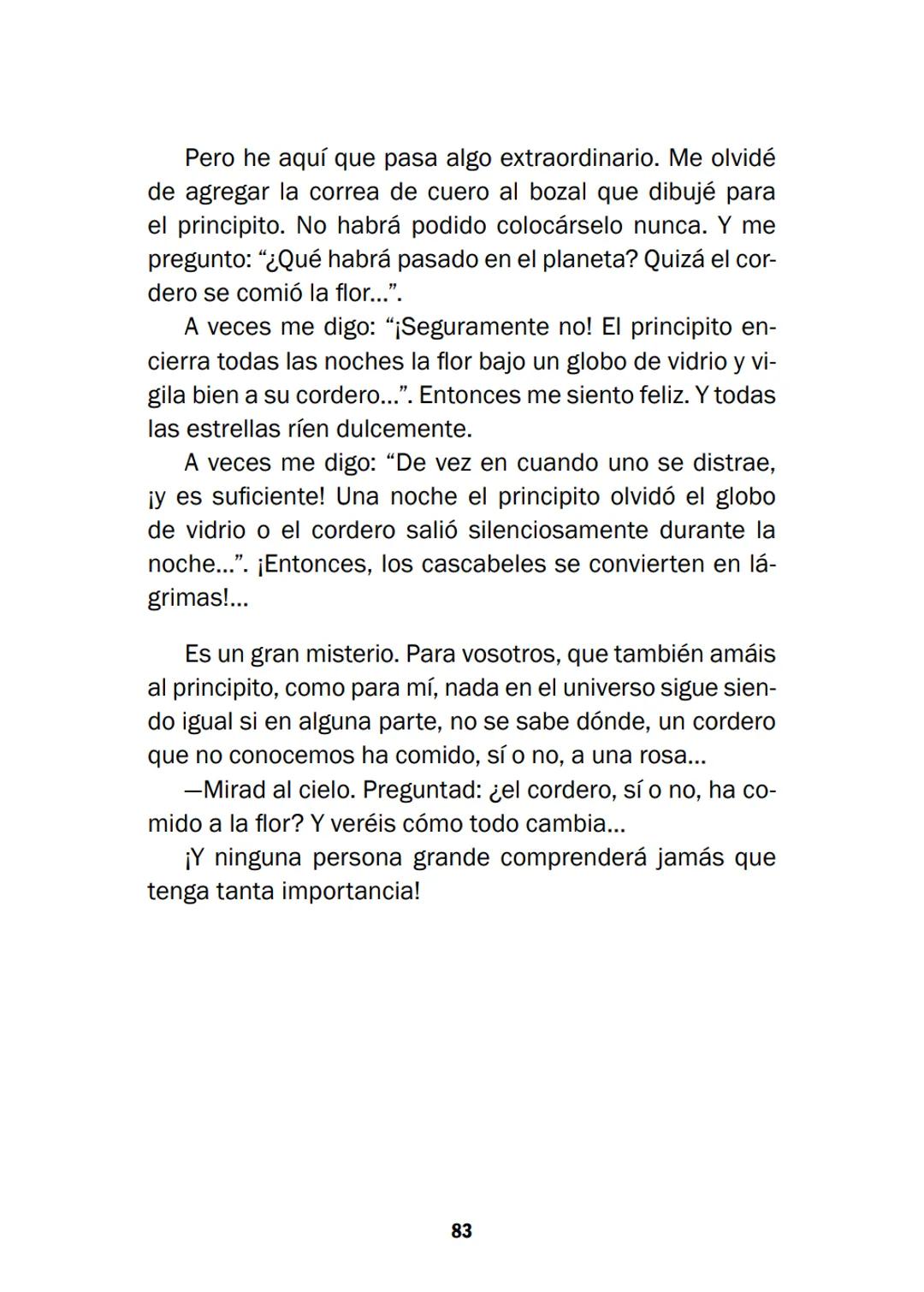 # El Principito
ANTOINE DE SAINT-EXUPÉRY Saint-Exupéry, Antoine de
El principito / Antoine de Saint-Exupéry; con ilustraciones del autor. -