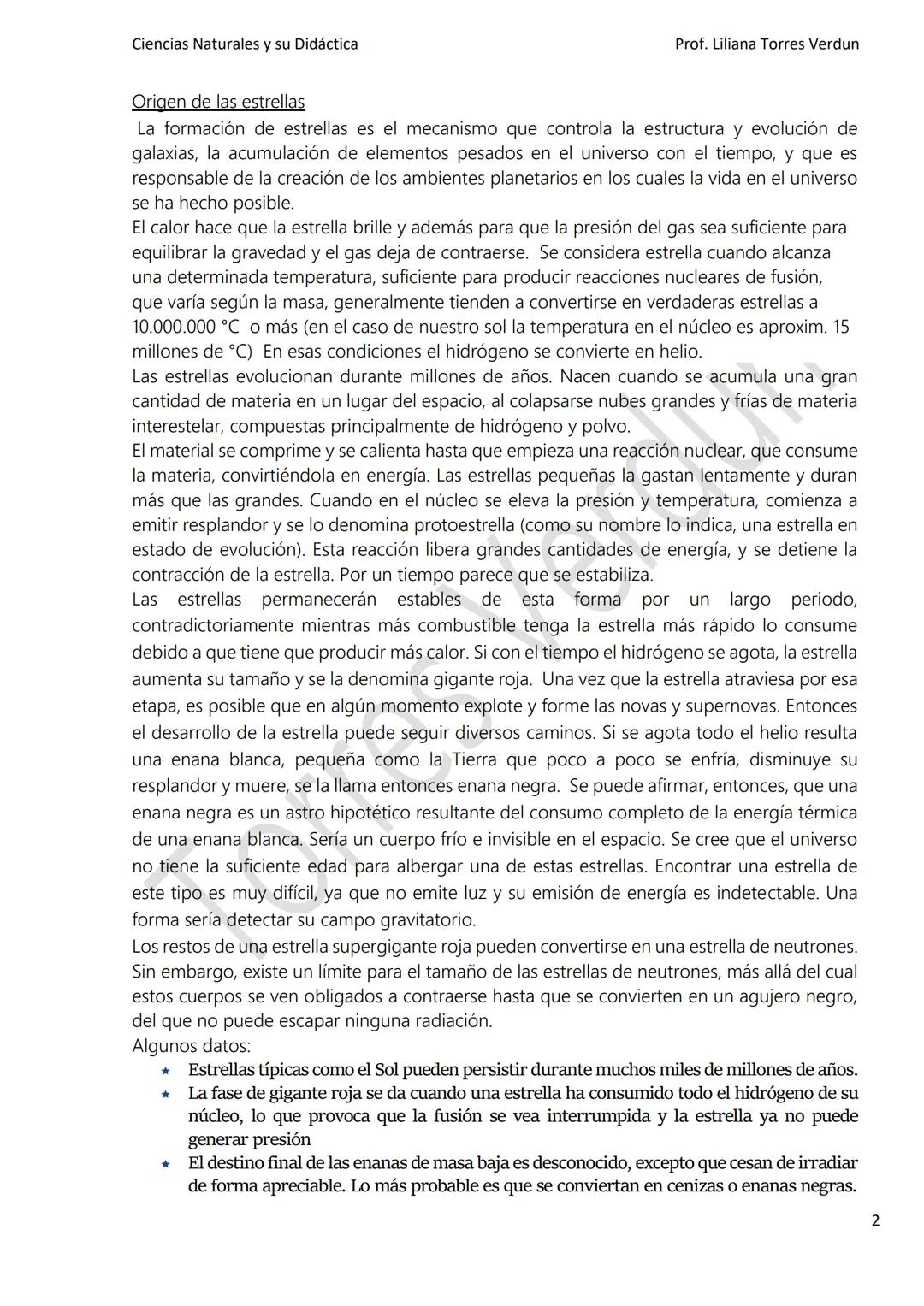 Ciencias Naturales y su Didáctica
Prof. Liliana Torres Verdun
La unidad es la variedad, y la variedad en la unidad es la ley suprema del uni