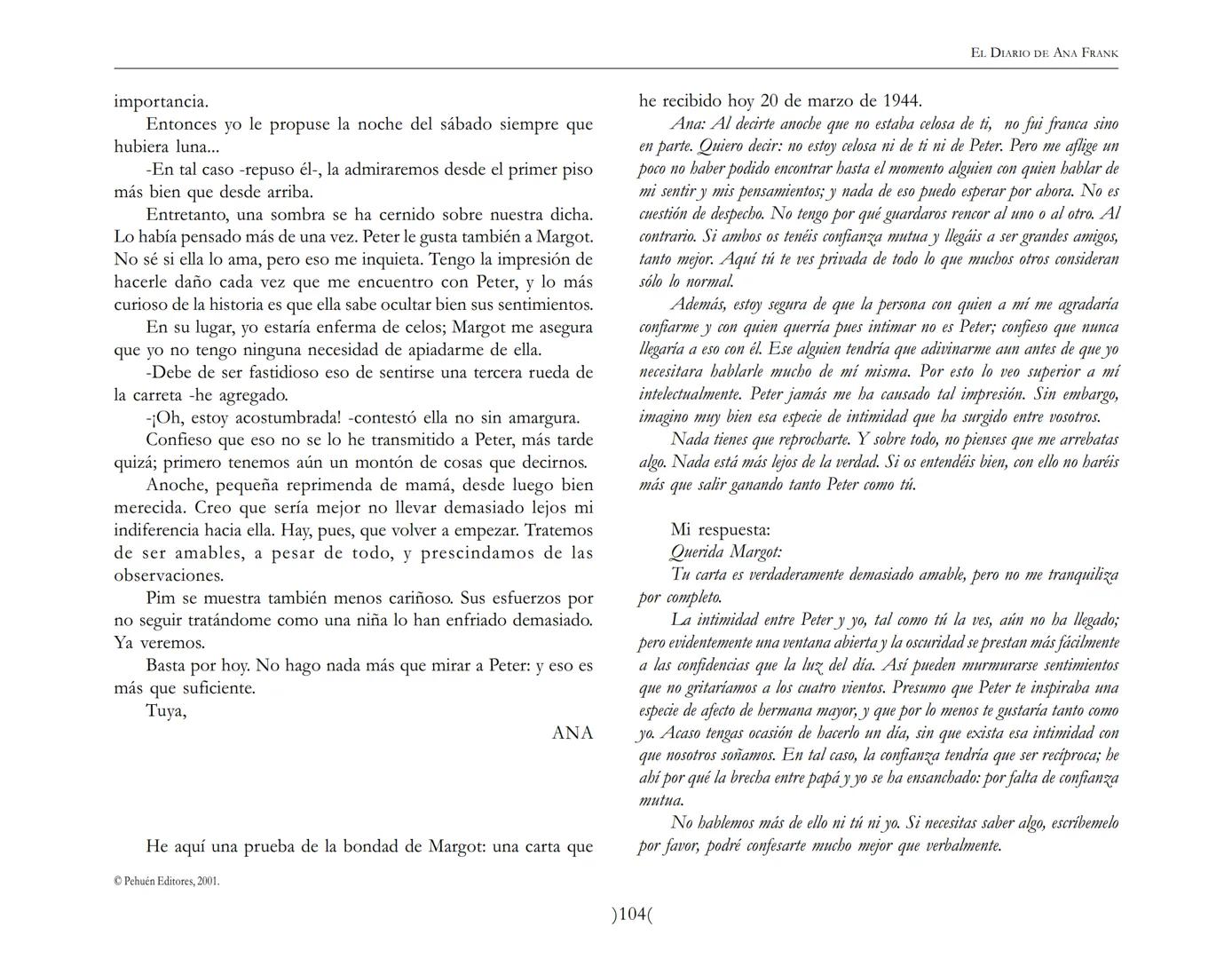 El Diario de
Ana Frank ## EL DIARIO DE ANA FRANK
## NOTA DEL TRADUCTOR
Función de mediar -de intermediar- entre dos mundos, entre
dos univ