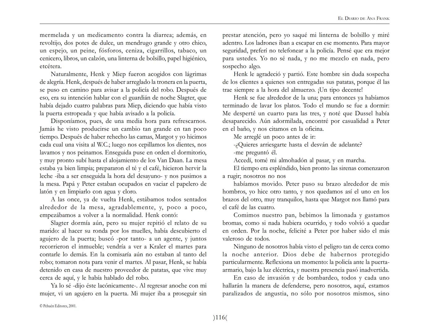 El Diario de
Ana Frank ## EL DIARIO DE ANA FRANK
## NOTA DEL TRADUCTOR
Función de mediar -de intermediar- entre dos mundos, entre
dos univ