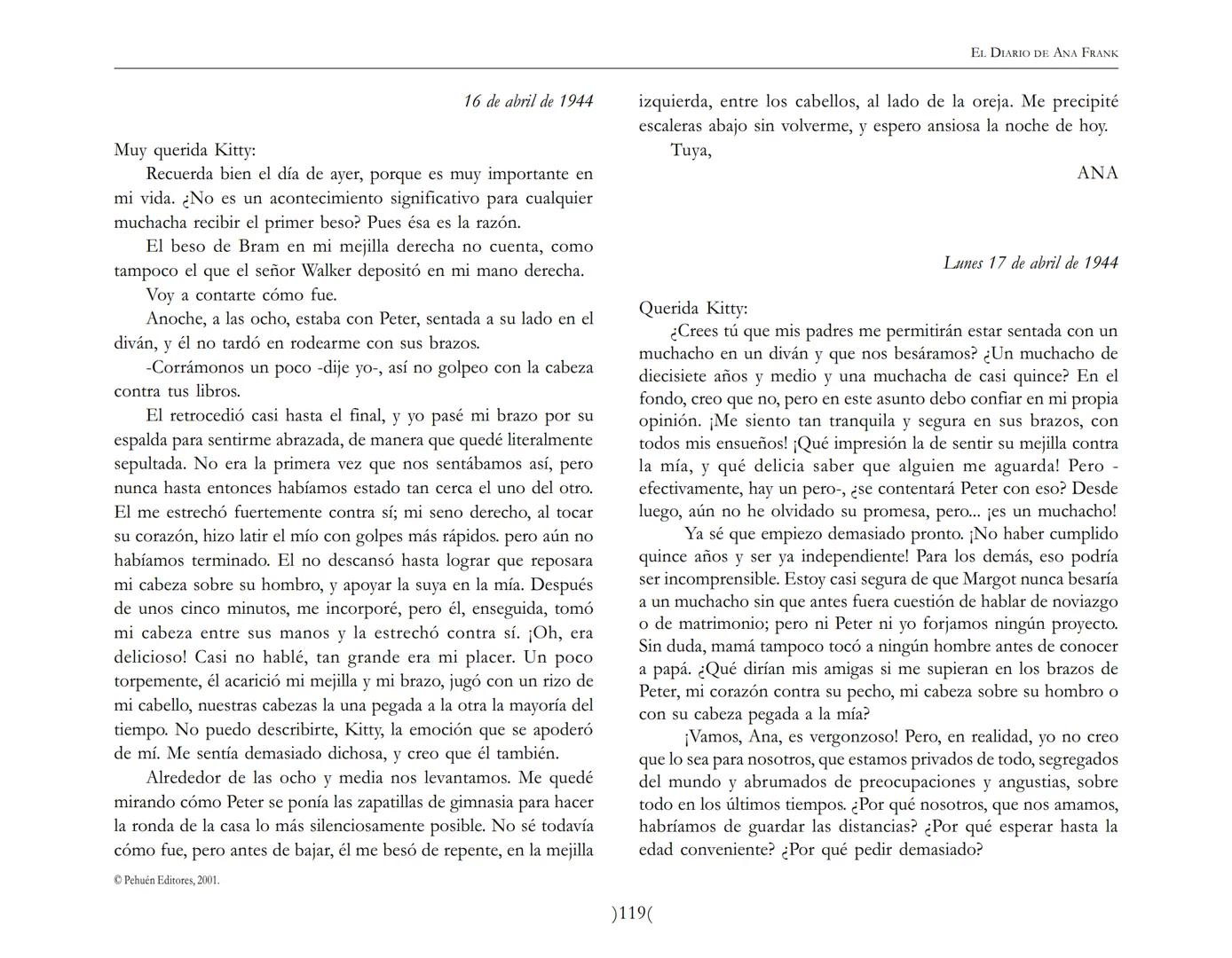 El Diario de
Ana Frank ## EL DIARIO DE ANA FRANK
## NOTA DEL TRADUCTOR
Función de mediar -de intermediar- entre dos mundos, entre
dos univ