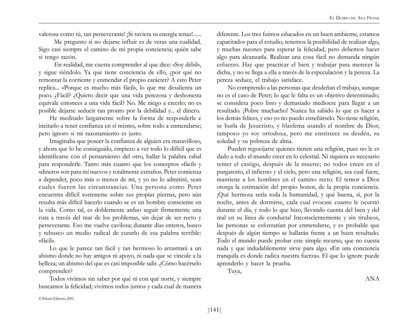 El Diario de
Ana Frank ## EL DIARIO DE ANA FRANK
## NOTA DEL TRADUCTOR
Función de mediar -de intermediar- entre dos mundos, entre
dos univ