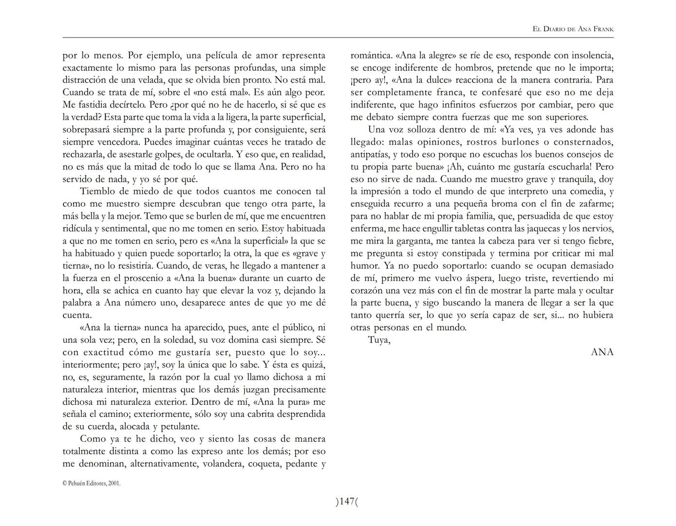El Diario de
Ana Frank ## EL DIARIO DE ANA FRANK
## NOTA DEL TRADUCTOR
Función de mediar -de intermediar- entre dos mundos, entre
dos univ