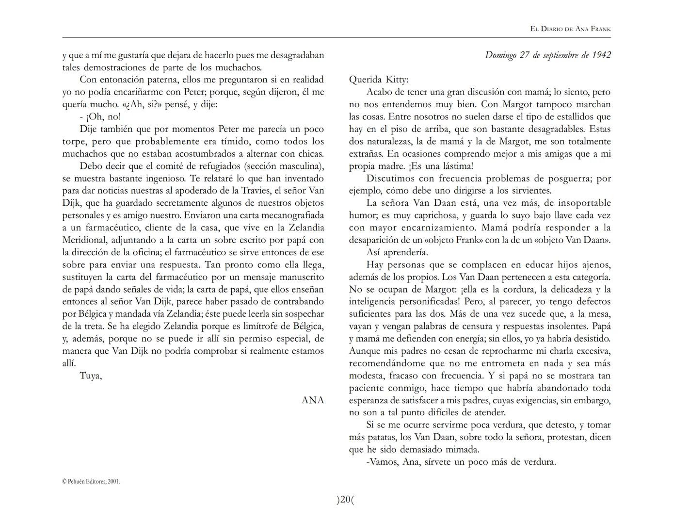 El Diario de
Ana Frank ## EL DIARIO DE ANA FRANK
## NOTA DEL TRADUCTOR
Función de mediar -de intermediar- entre dos mundos, entre
dos univ