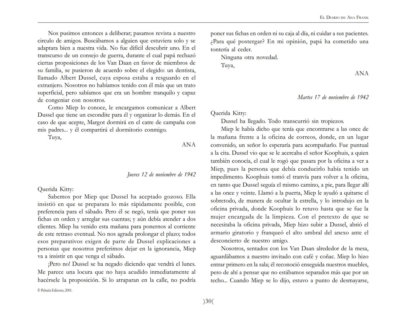 El Diario de
Ana Frank ## EL DIARIO DE ANA FRANK
## NOTA DEL TRADUCTOR
Función de mediar -de intermediar- entre dos mundos, entre
dos univ
