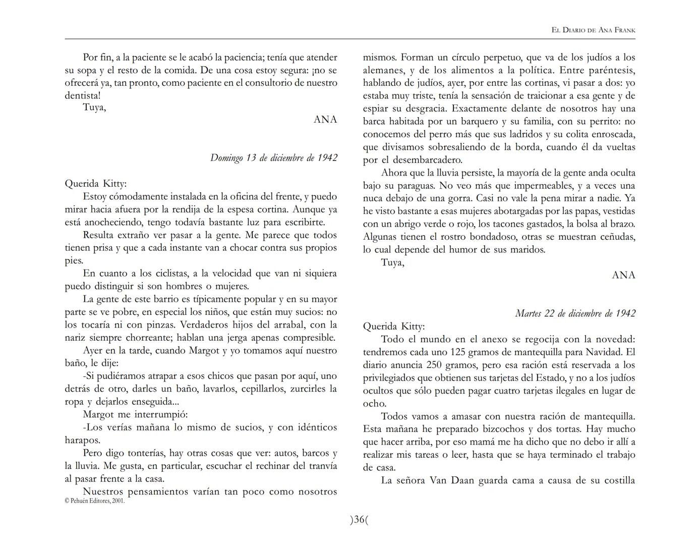 El Diario de
Ana Frank ## EL DIARIO DE ANA FRANK
## NOTA DEL TRADUCTOR
Función de mediar -de intermediar- entre dos mundos, entre
dos univ
