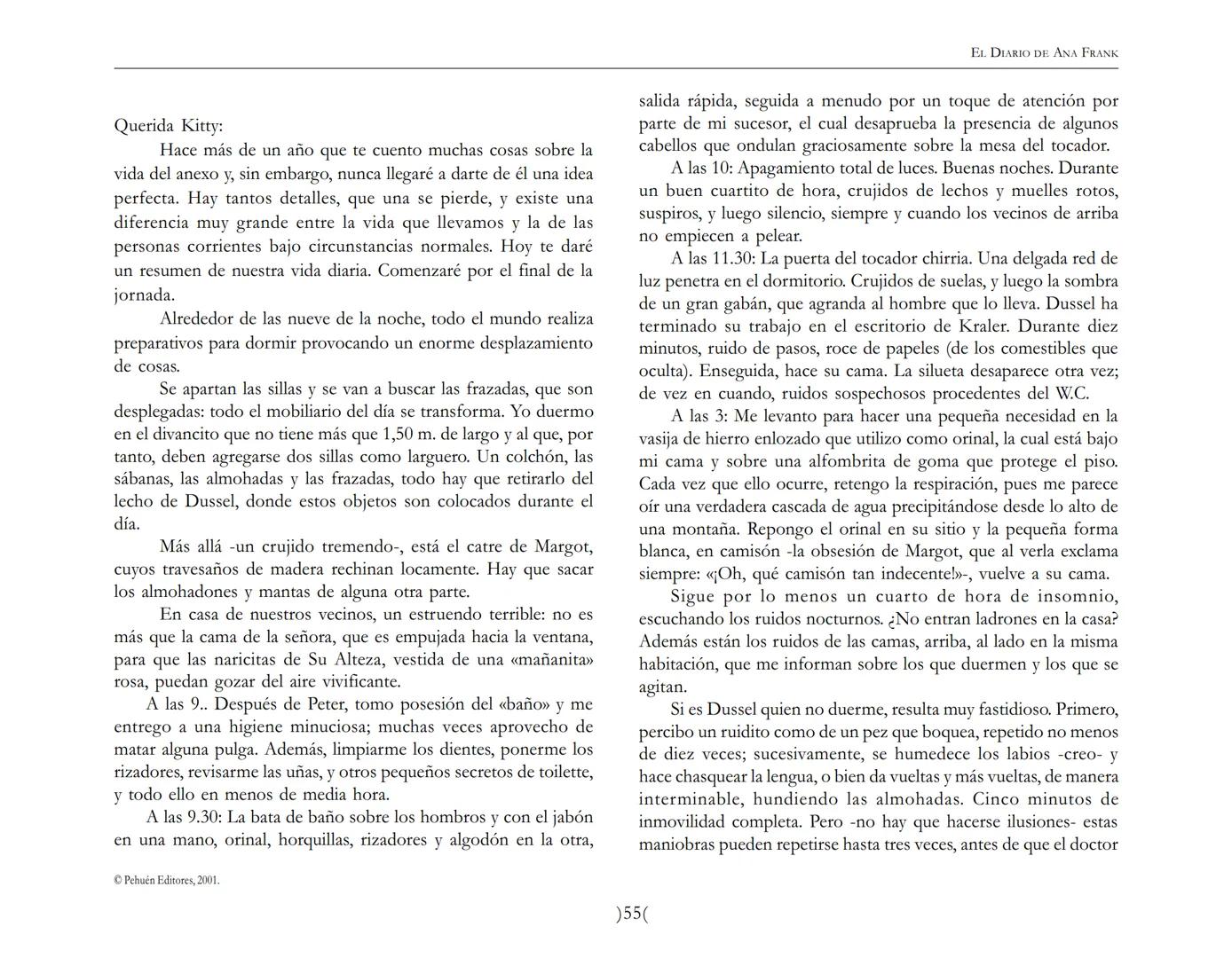 El Diario de
Ana Frank ## EL DIARIO DE ANA FRANK
## NOTA DEL TRADUCTOR
Función de mediar -de intermediar- entre dos mundos, entre
dos univ